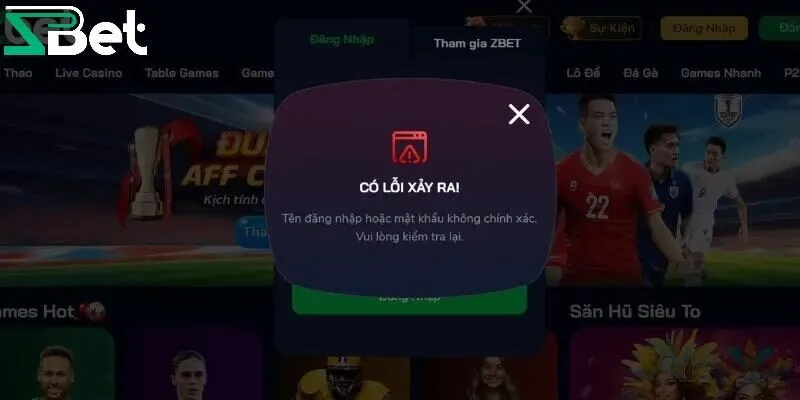 Những lưu ý khi Login vào nhà cái Zbet