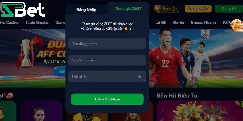 Hướng dẫn đăng nhập Zbet trên app